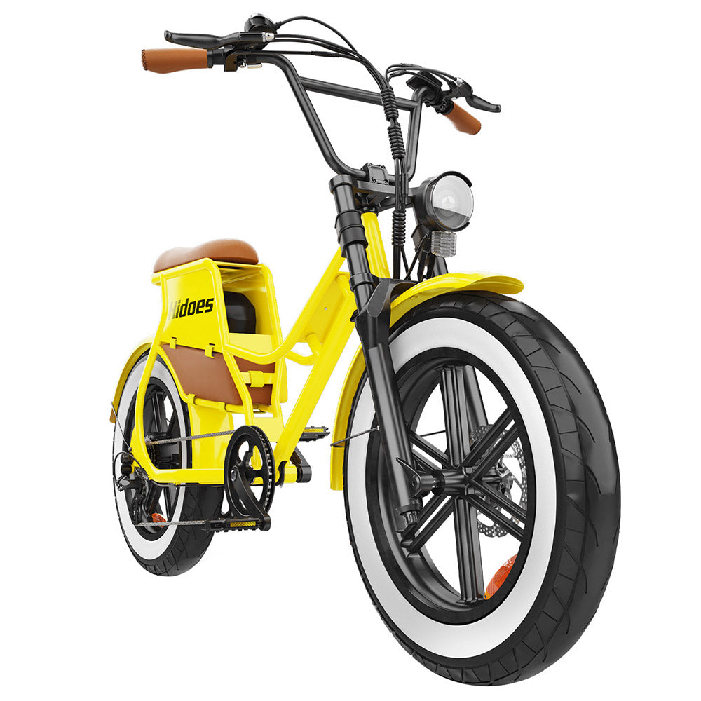 Hidoes C8 Electric Bike, 700W Motor, 48V 17Ah Battery, 20*4.0 inch Fat Tire, 40km/h Max Speed, 55km Range, Front & Rear Disc Brakes, Hydraulic Spring Damping, Shimano 7-speed