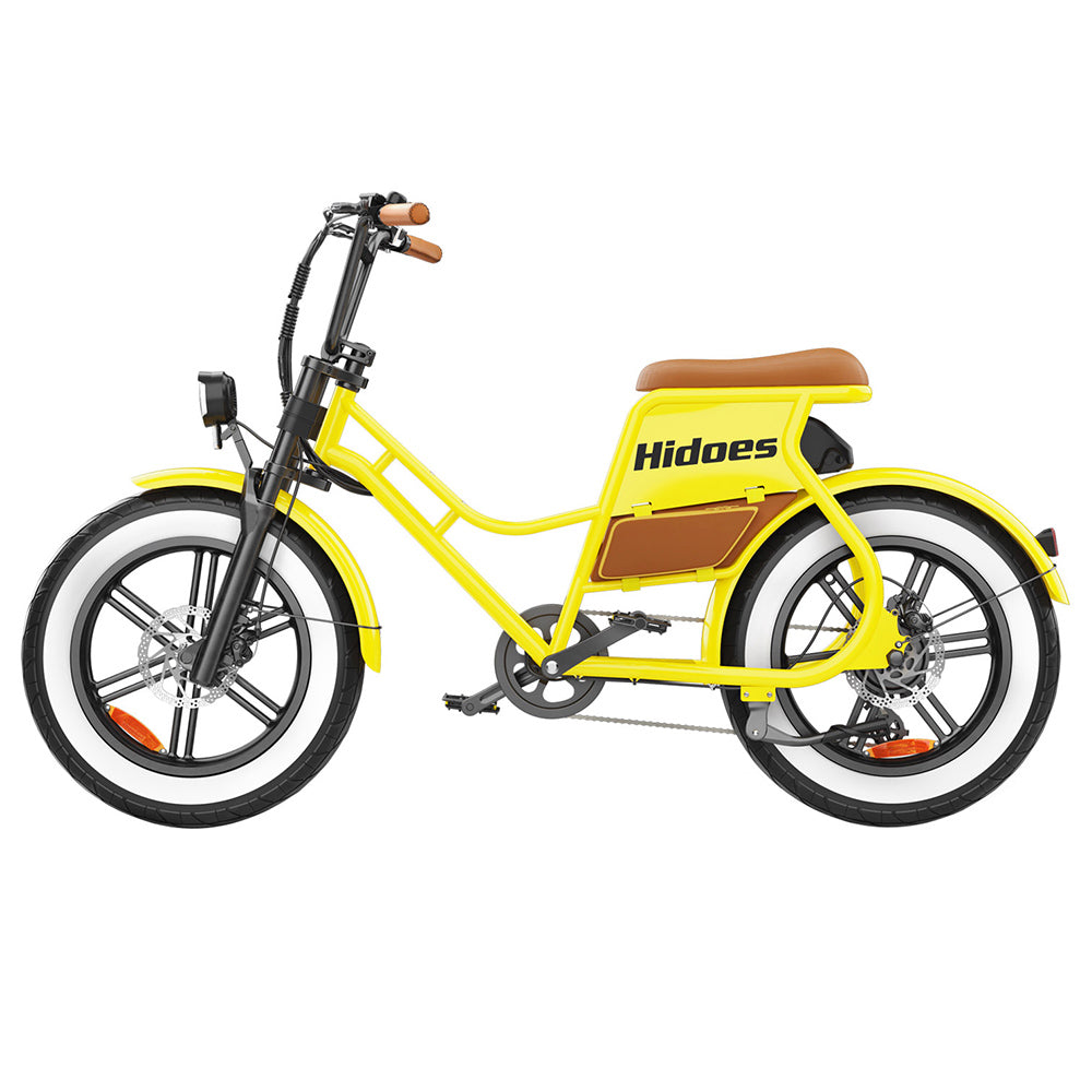 Hidoes C8 Electric Bike, 700W Motor, 48V 17Ah Battery, 20*4.0 inch Fat Tire, 40km/h Max Speed, 55km Range, Front & Rear Disc Brakes, Hydraulic Spring Damping, Shimano 7-speed