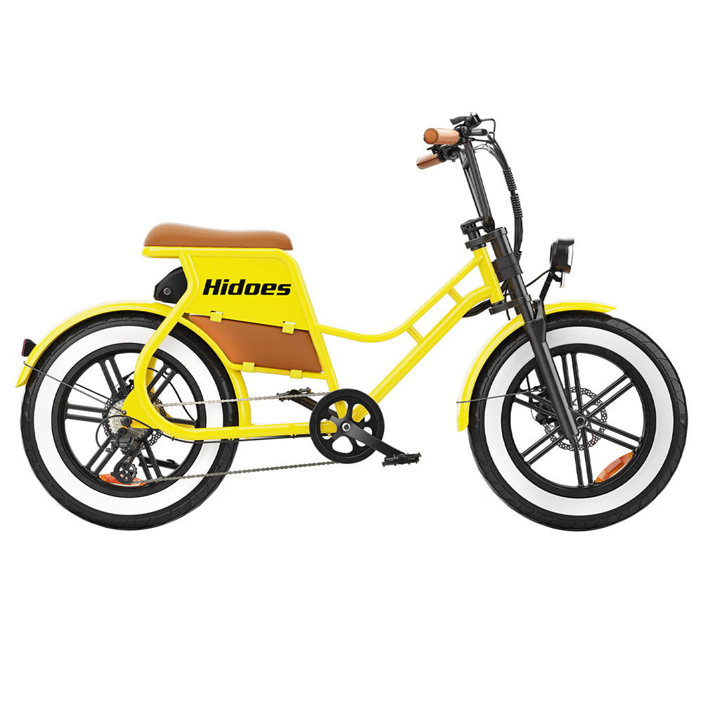 Hidoes C8 Electric Bike, 700W Motor, 48V 17Ah Battery, 20*4.0 inch Fat Tire, 40km/h Max Speed, 55km Range, Front & Rear Disc Brakes, Hydraulic Spring Damping, Shimano 7-speed