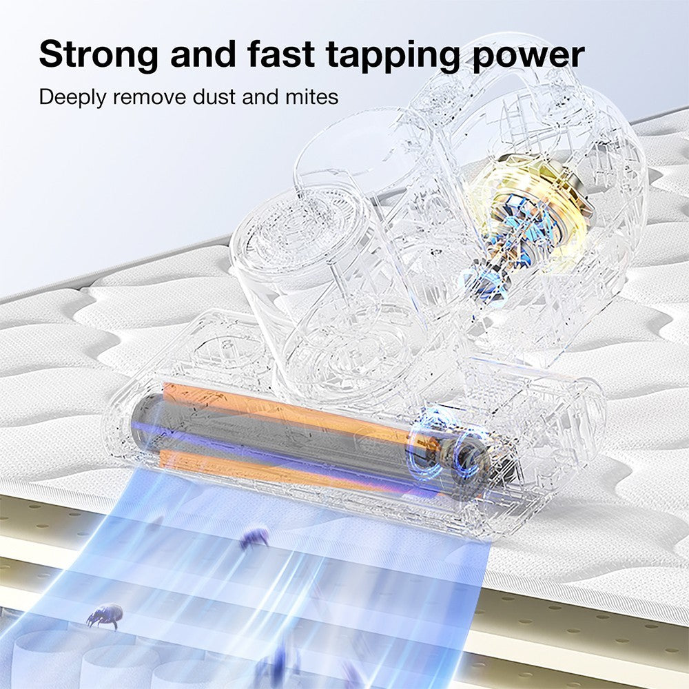 JIMMY BD7 Pro Cordless Double Cup Anti-Mite Vacuum Cleaner, 250W 6Kpa, Bed Vacuum Cleaner, Smart Dust Sensor UV & Ultrasound Technology, Negative Ion Function, 30Mins Runtime, LED Display