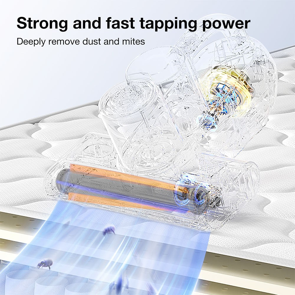 JIMMY BX6 Pro Double Cup Bed Vacuum Cleaner for Mattress with UV Light, 600W 16Kpa Suction, UV sterilizationKilling 99.9% bacteria, LED Display with Smart Dust Sensor, Handheld Vacuum Cleaner for Bed & Sofa