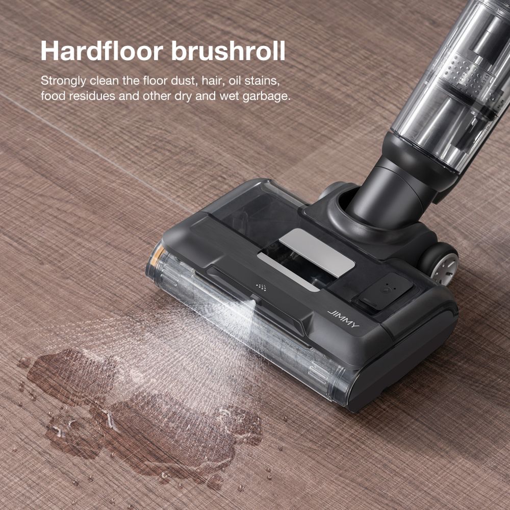 JIMMY HW9 Cordless Wet and Dry Vacuum Cleaner, Self-Cleaning, 400ml Dust Water Tank, Waterproof Brushless Motor, Water Spray Control, LED Display