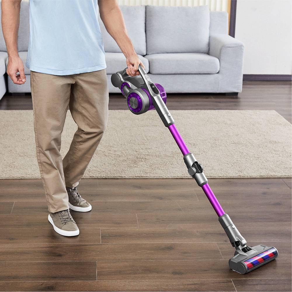 JIMMY JV85 Pro Mopping Version Flexible Handheld Cordless Vacuum Cleaner, 2 in 1 Vacuuming Mopping, 200AW Powerful Suction, 550W Digital Brushless Motor, 70 Minutes Run Time, 200ml Water Tank, Ultra-low Noise - Purple