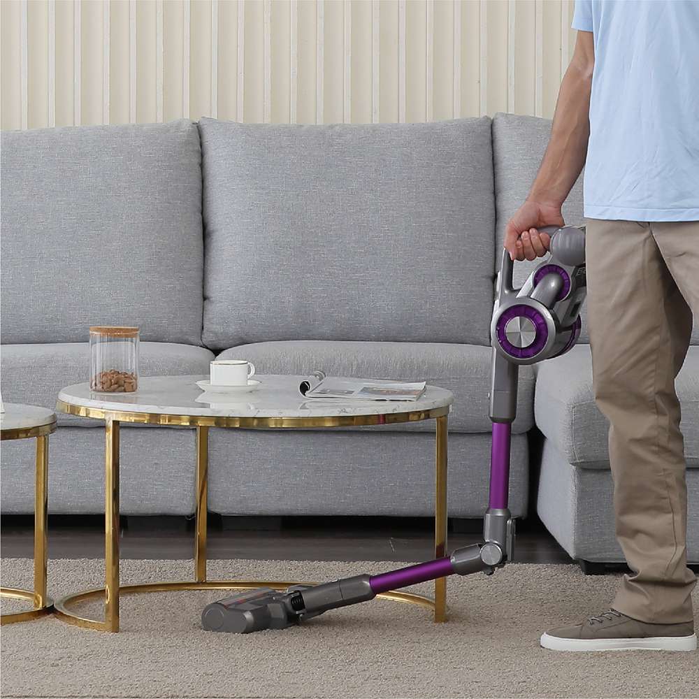JIMMY JV85 Pro Mopping Version Flexible Handheld Cordless Vacuum Cleaner, 2 in 1 Vacuuming Mopping, 200AW Powerful Suction, 550W Digital Brushless Motor, 70 Minutes Run Time, 200ml Water Tank, Ultra-low Noise - Purple