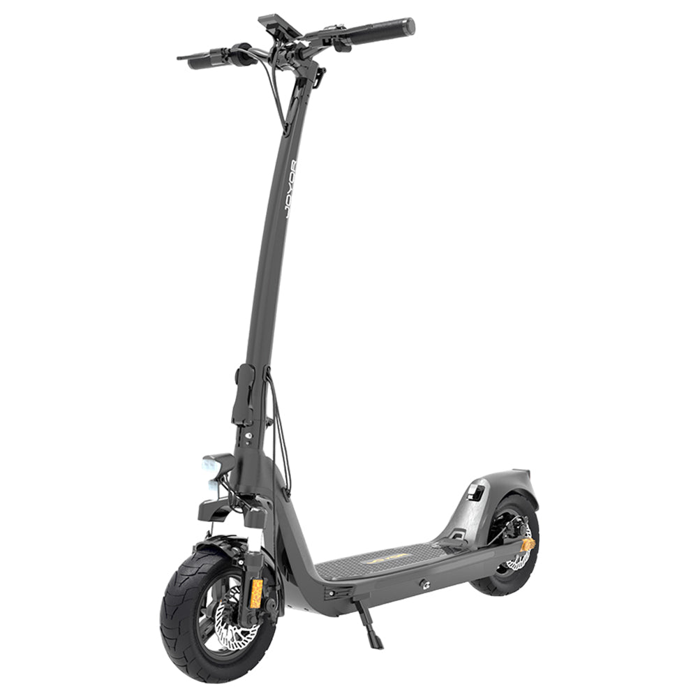 JOYOR C10E ABE Certification Electric Scooter 500W Motor 48V 10.4Ah Removable Battery 10-inch Pneumatic Tire 40km Range Front & Rear Disc Brake Front Shock Absorber