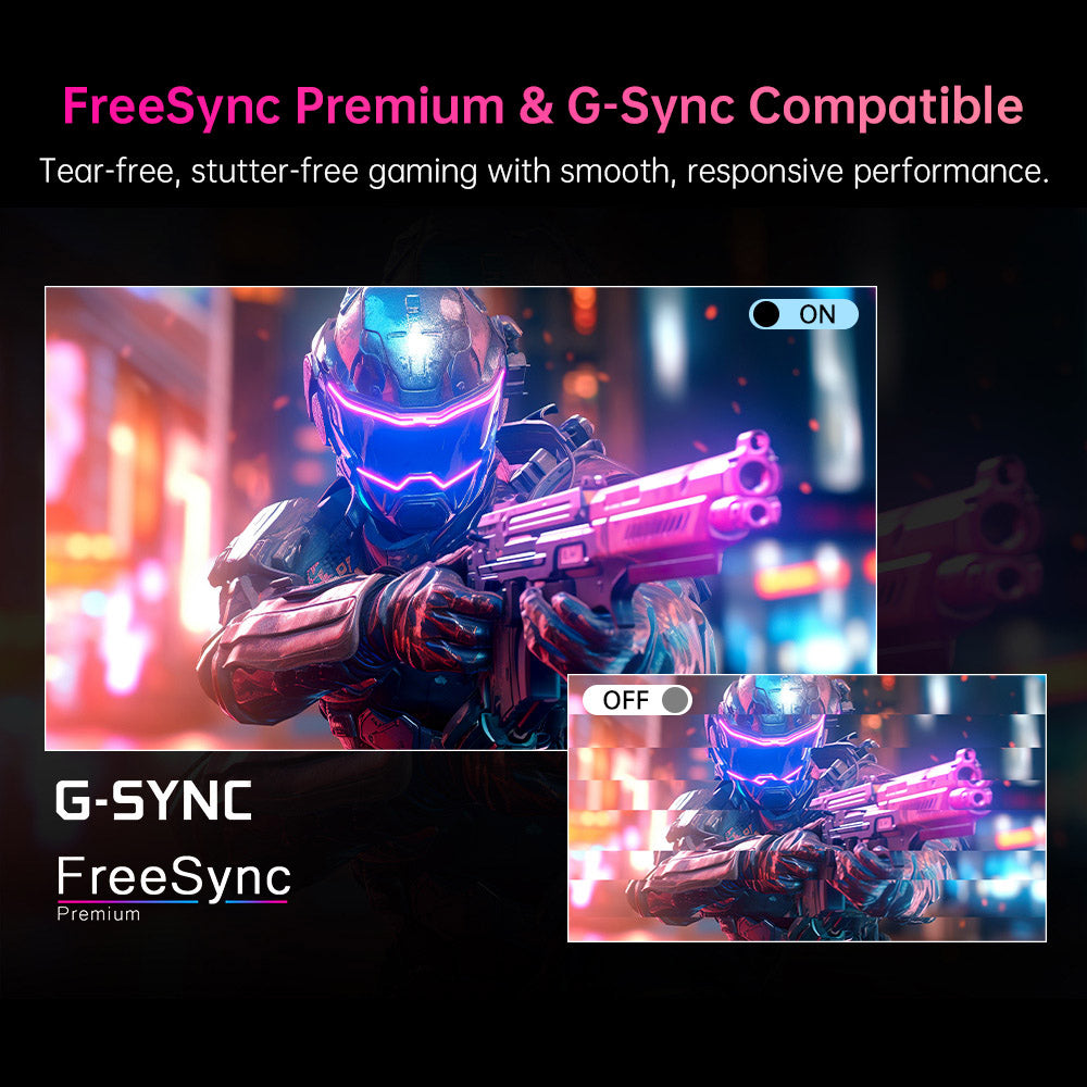 KTC H27E6 27 inch Gaming Monitor, 2560*1440 QHD Fast IPS Screen, 300Hz Refresh Rate, HDR 400, 1ms Response Time, FreeSync & G-Sync, 144% sRGB, VESA Mountable, 2*HDMI 2.1, 2*DP 1.4, 1*USB 2.0, 1*Earphone