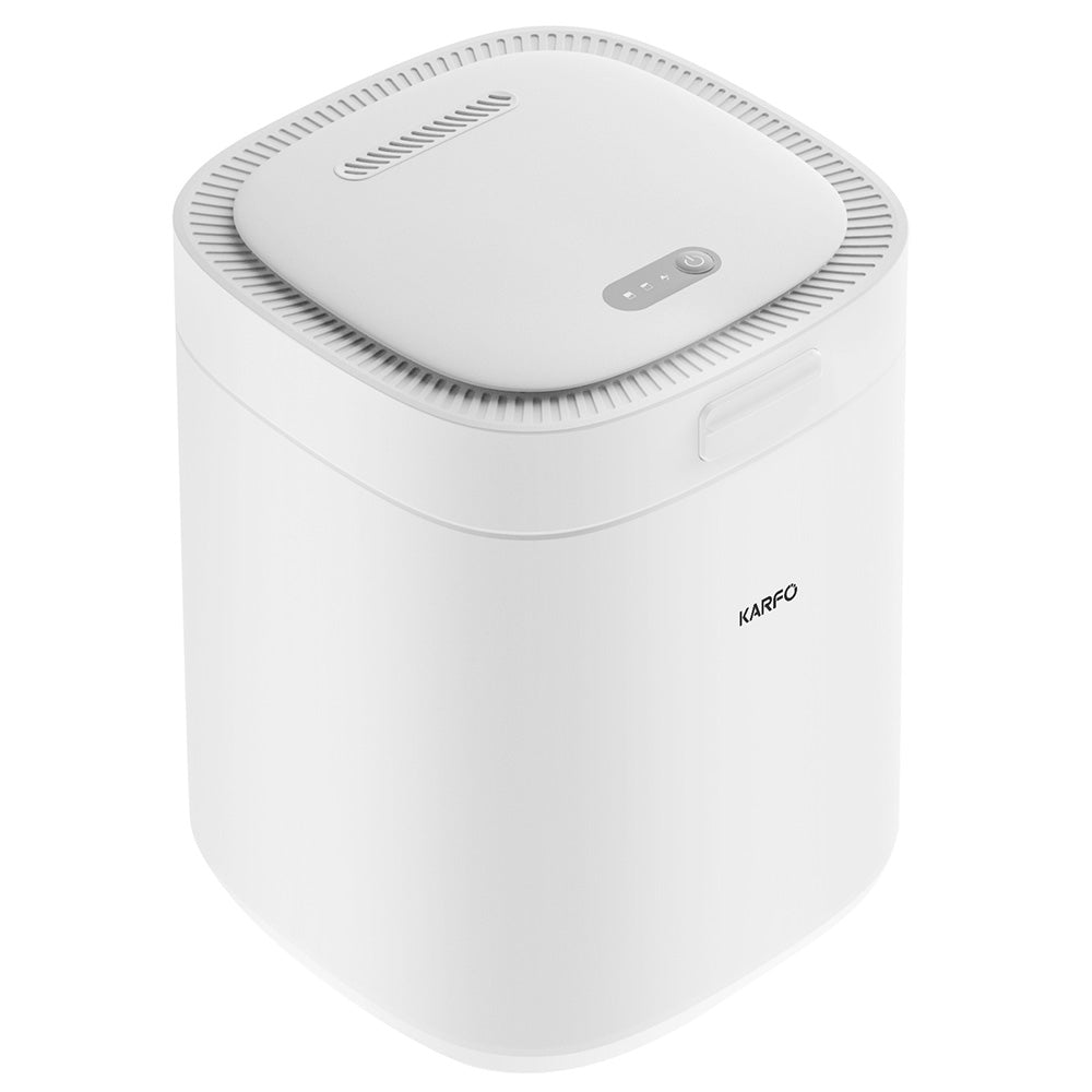Karfo UF006-EC Electric Waste Kitchen Composter, 2.5L Capacity, Odorless/Auto-Cleaning/ 3 Modes/Low Noise, Turn Food Waste into Fertilizer for Indoor Plants, Outdoor Garden, White