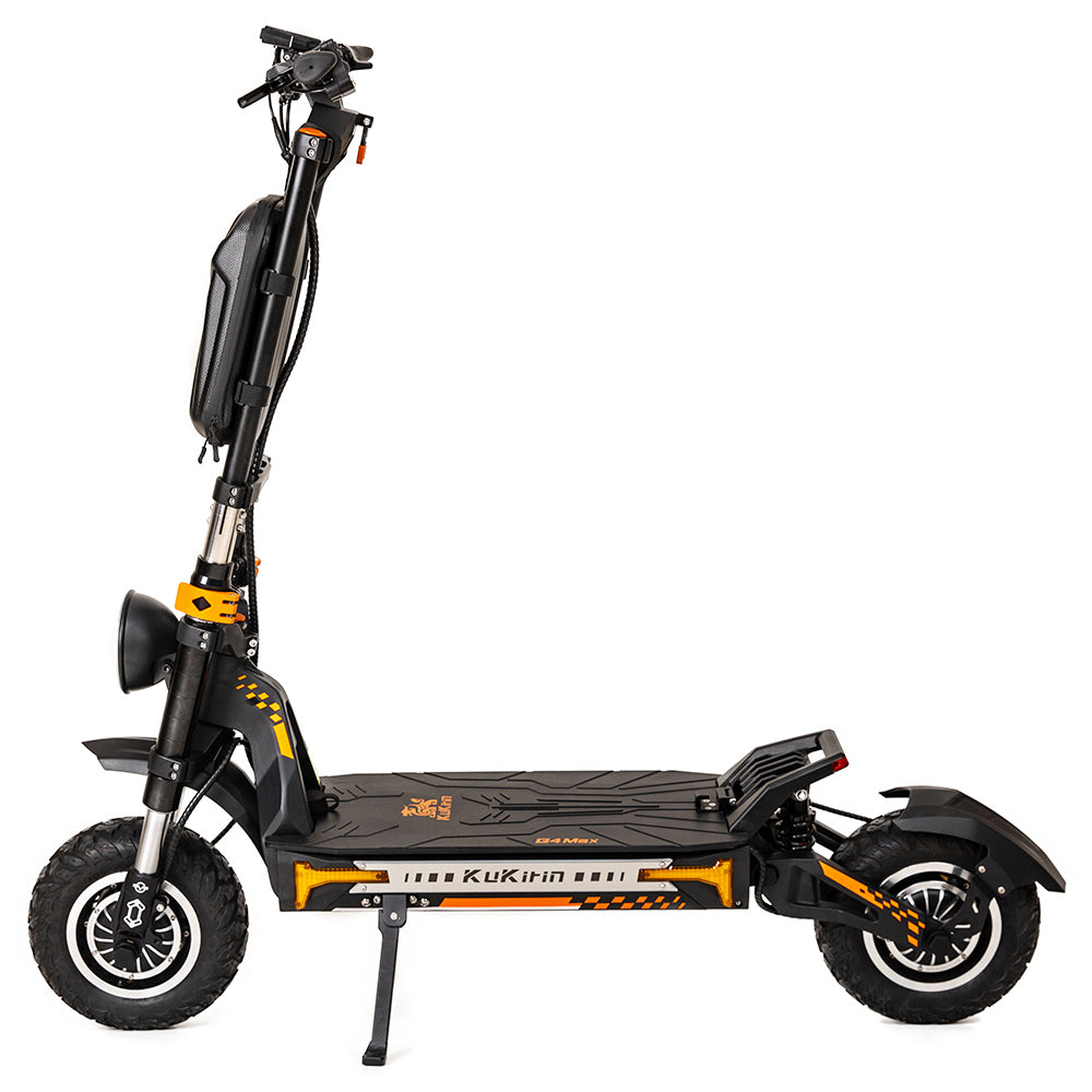 KuKirin G4 Max Off-road Electric Scooter, 1600W*2 Dual Motor 86km/h Max Speed 12-inch Tire 60V 35.2Ah 2112Wh Removable Battery 95km Range Hydralic Brake 38° climb 8 Light system Hydraulic damping absorption IP54 Waterproof