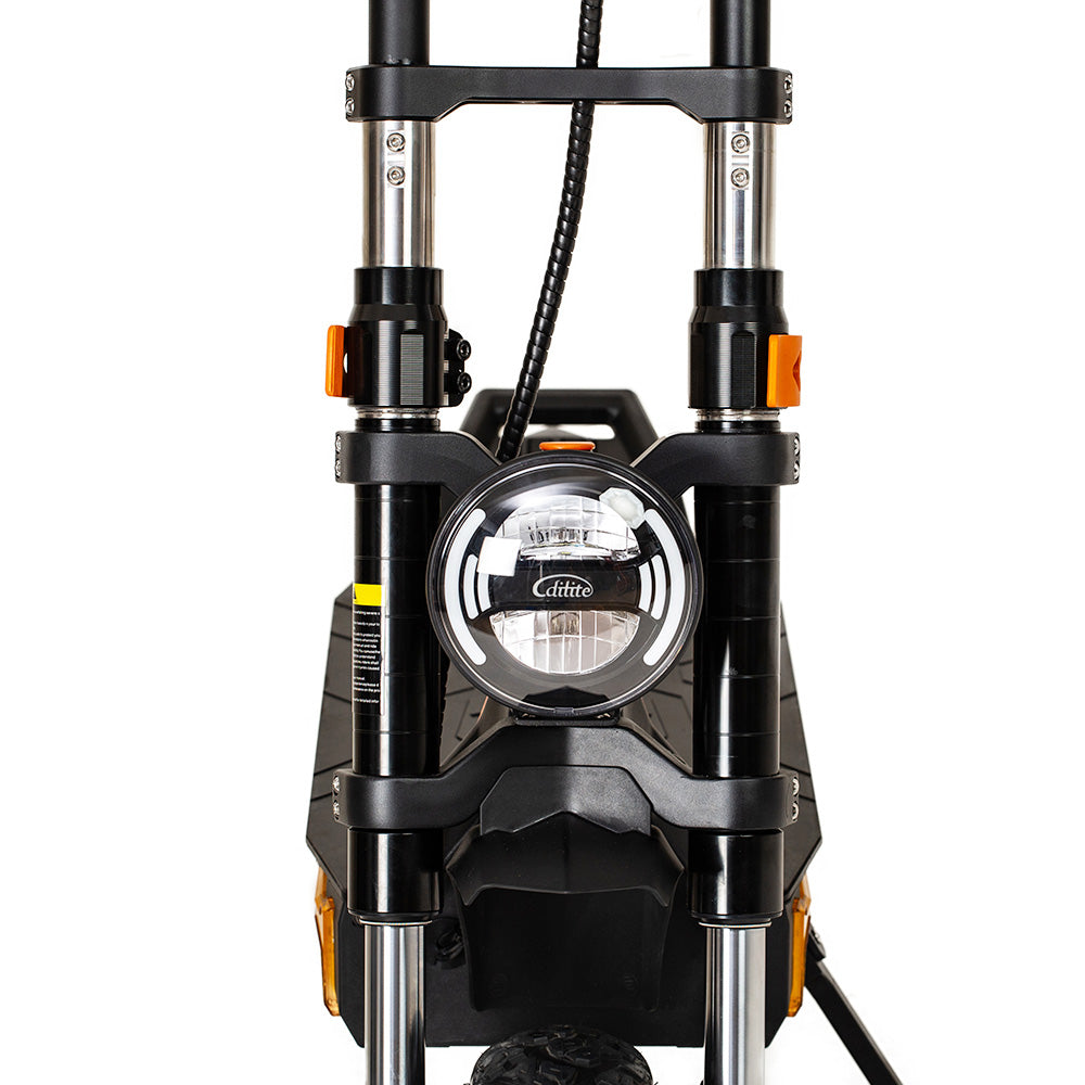 KuKirin G4 Max Off-road Electric Scooter, 1600W*2 Dual Motor 86km/h Max Speed 12-inch Tire 60V 35.2Ah 2112Wh Removable Battery 95km Range Hydralic Brake 38° climb 8 Light system Hydraulic damping absorption IP54 Waterproof