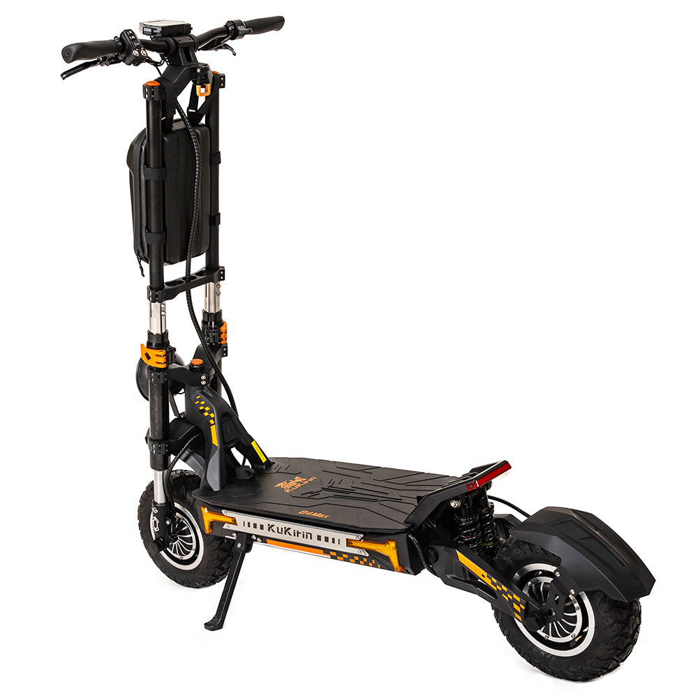 KuKirin G4 Max Off-road Electric Scooter, 1600W*2 Dual Motor 86km/h Max Speed 12-inch Tire 60V 35.2Ah 2112Wh Removable Battery 95km Range Hydralic Brake 38° climb 8 Light system Hydraulic damping absorption IP54 Waterproof