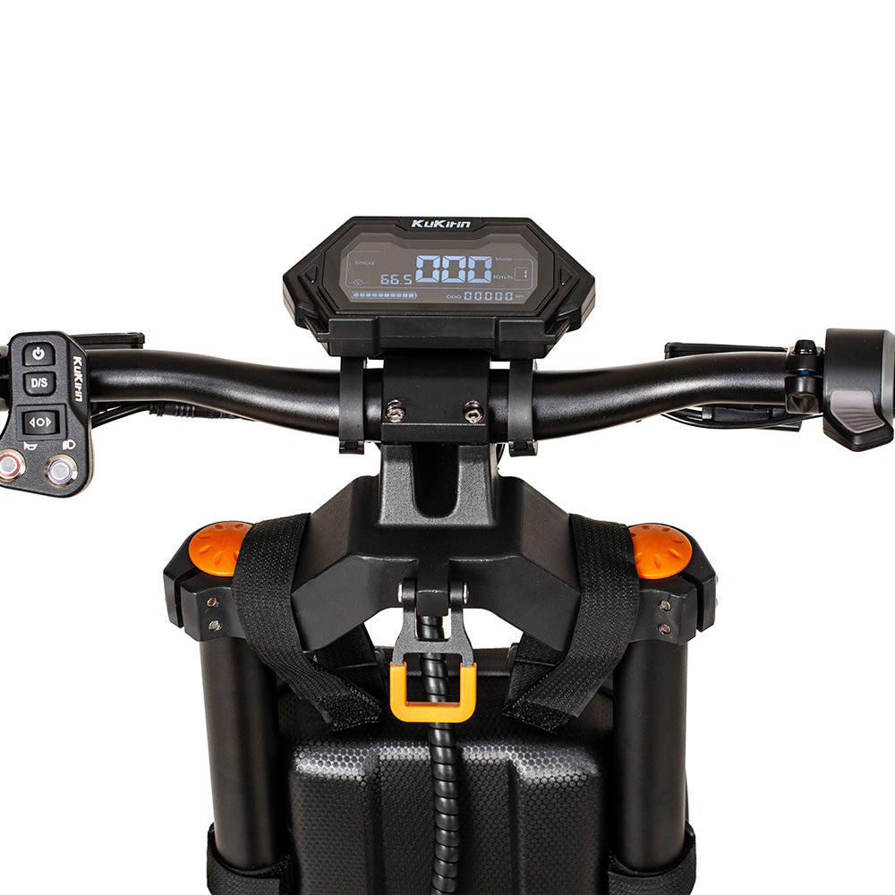 KuKirin G4 Max Off-road Electric Scooter, 1600W*2 Dual Motor 86km/h Max Speed 12-inch Tire 60V 35.2Ah 2112Wh Removable Battery 95km Range Hydralic Brake 38° climb 8 Light system Hydraulic damping absorption IP54 Waterproof
