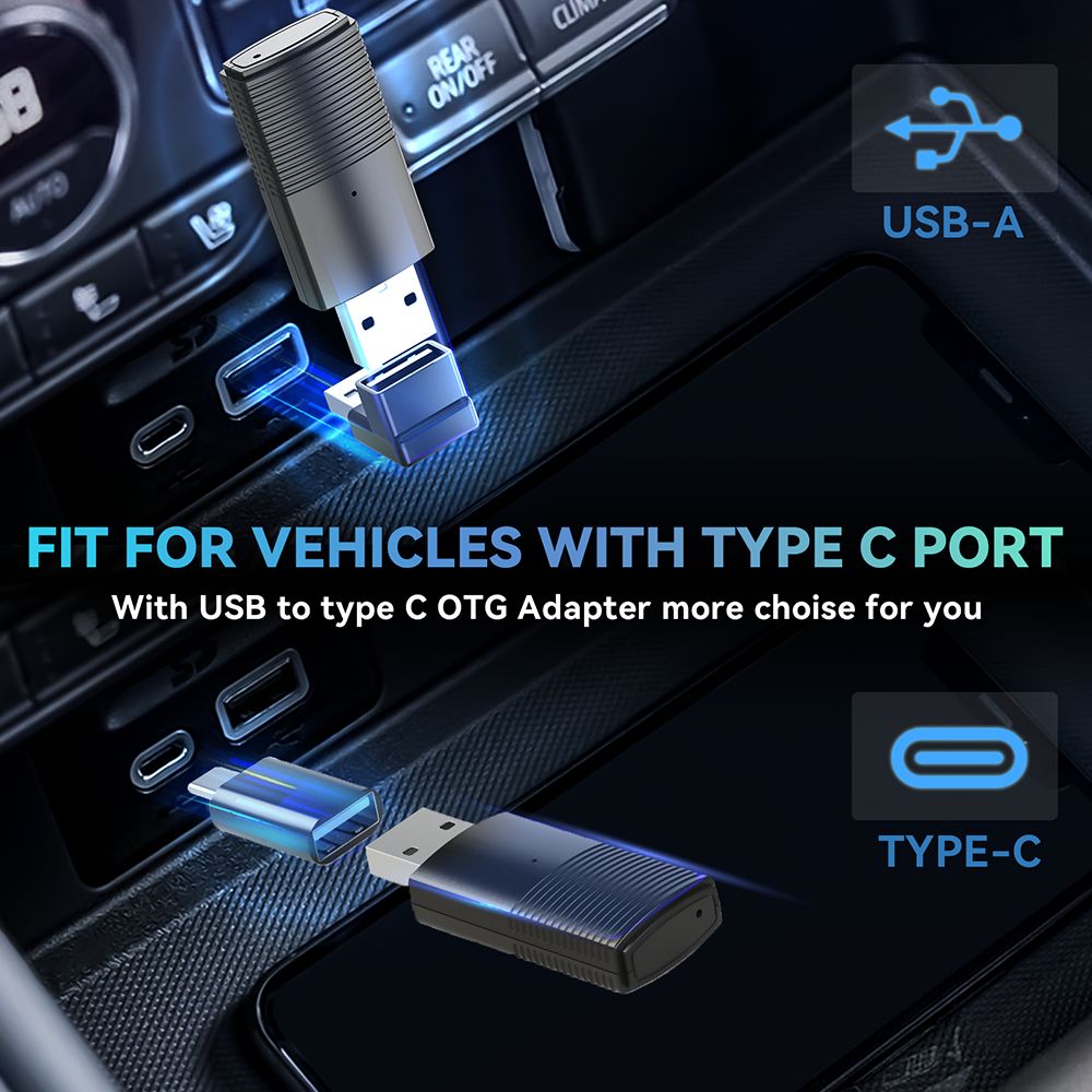 MINIX CP86 Wired CarPlay to Wireless Adapter