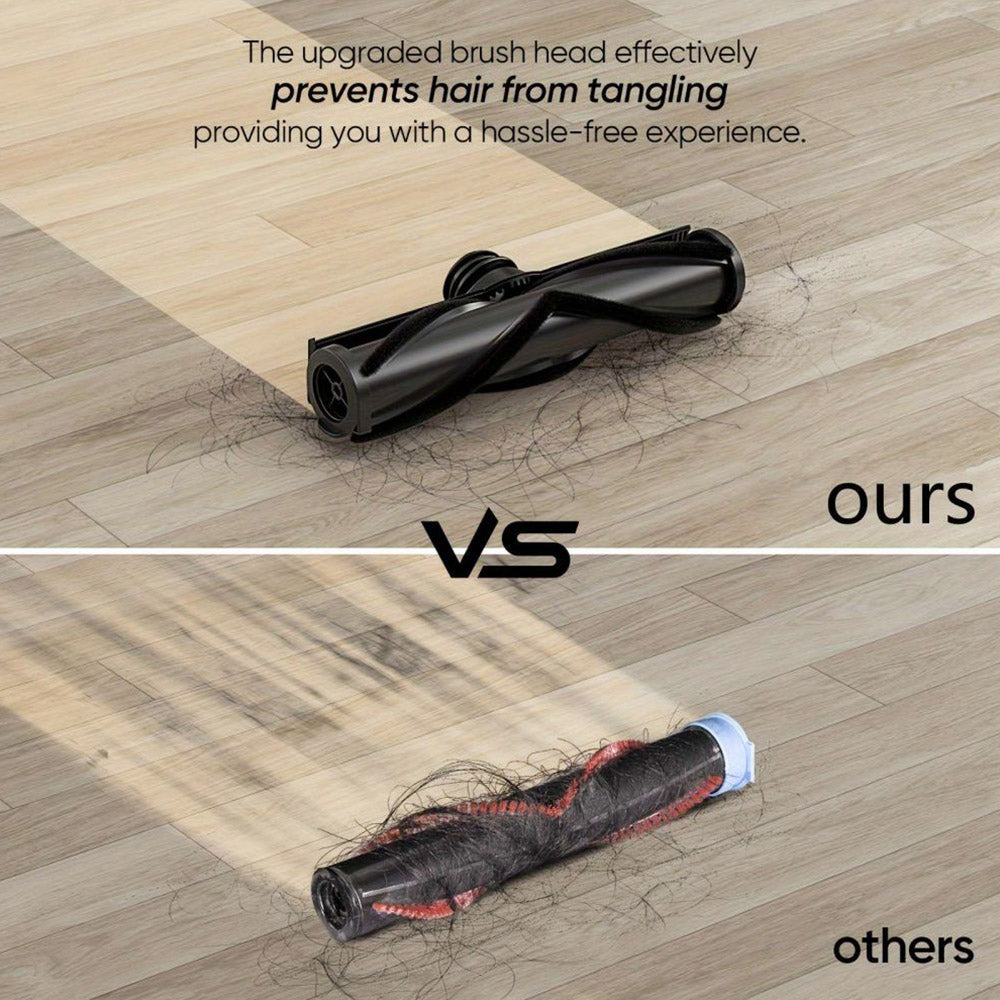 MOOSOO TD1-Mate Cordless Vacuum Cleaner, 33kPa Suction, LED Display, 45min Runtime, 420W Brushless Motor, Green Light, for Hardwood Floor Carpet Pet Hair