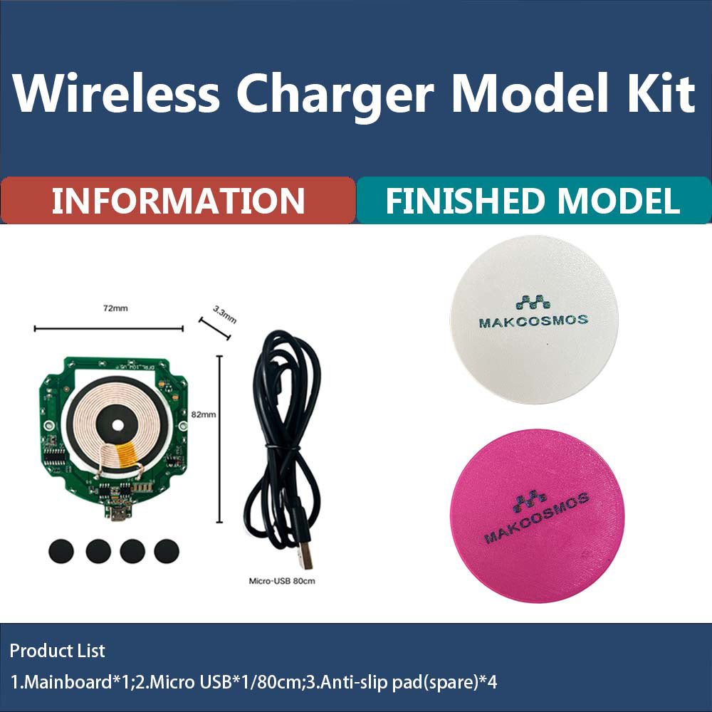Makcosmos MKCD04 3D Printing Wireless Charger Model Kit