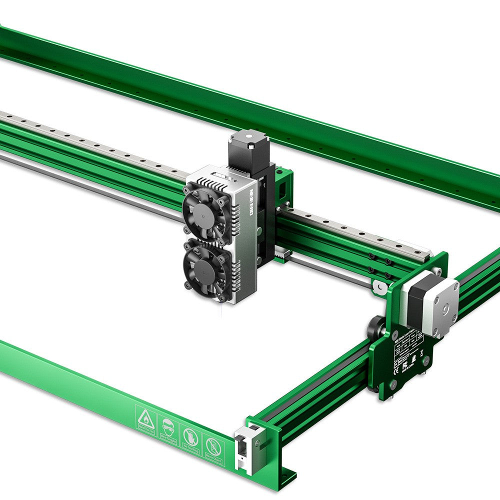 NEJE Max 4 Laser Engraver Cutter, E80 Laser Module, 24W Laser Power, GRBL Wireless Control, Motor Driver Z Axis, Auto Air-Assist, 0.1*0.1mm Focus, 4-Axis Control, Works Vertically, 750*460mm