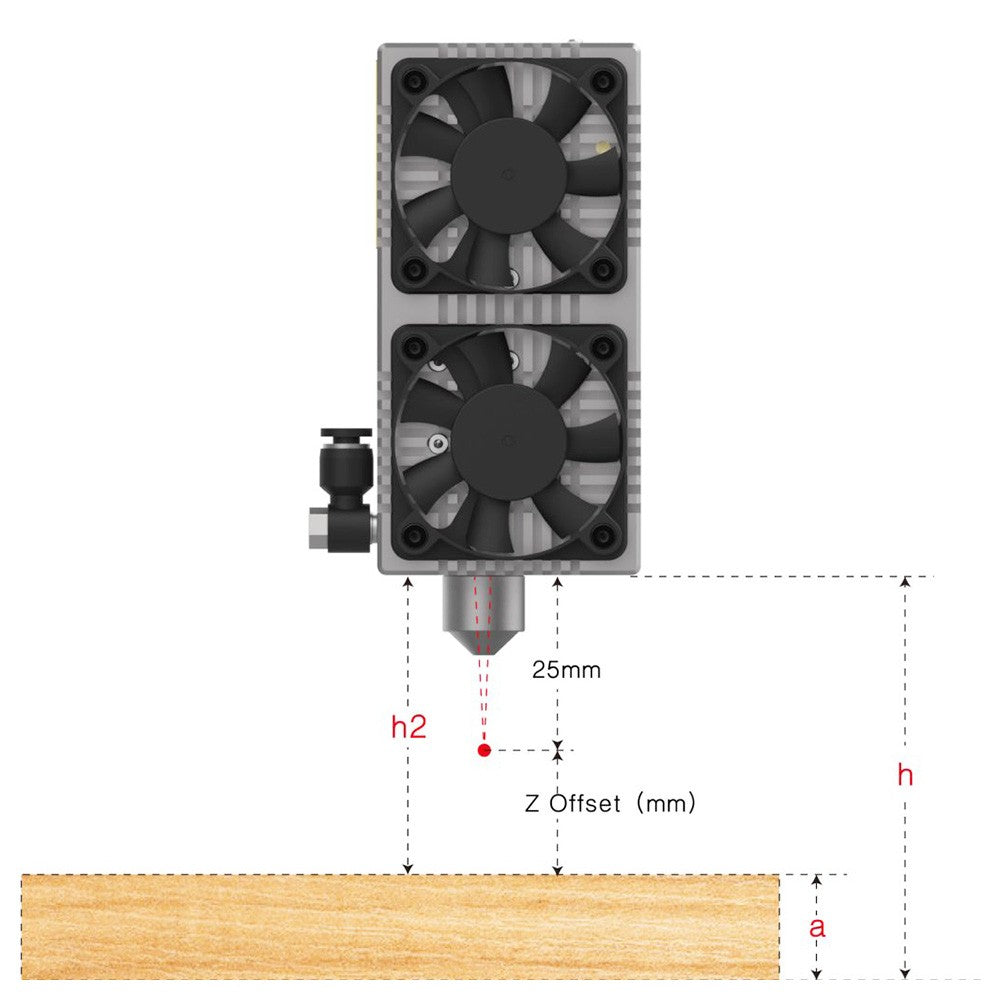 NEJE Max 4 Laser Engraver Cutter, E80 Laser Module, 24W Laser Power, GRBL Wireless Control, Motor Driver Z Axis, Auto Air-Assist, 0.1*0.1mm Focus, 4-Axis Control, Works Vertically, 750*460mm