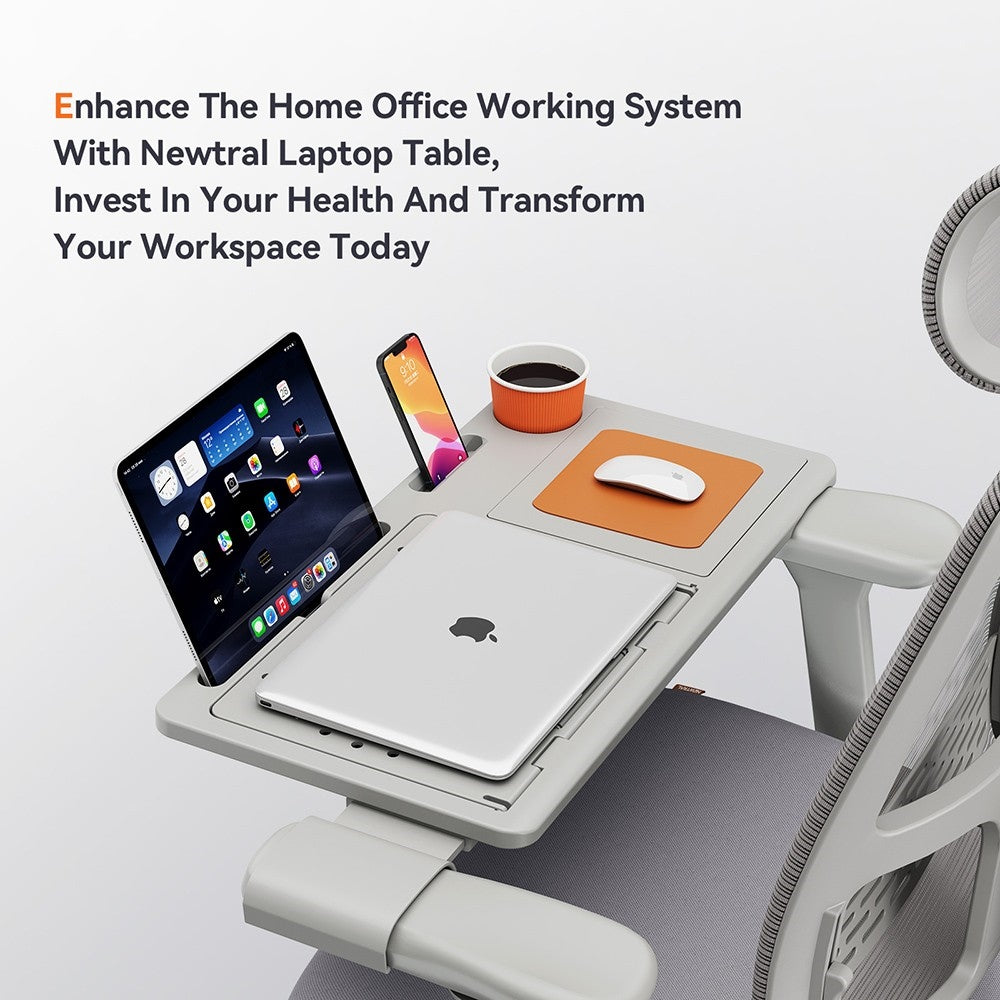 NEWTRAL LAPD Detachable Workstation Desktop for MagicH-BP/MagicH-BPro Ergonomic Chair - Grey
