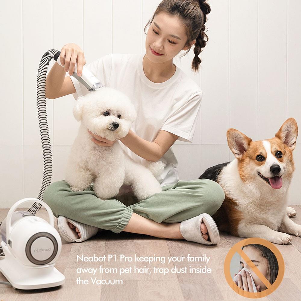 Neakasa P1 Pro Dog Clipper with Pet Hair Vacuum Cleaner