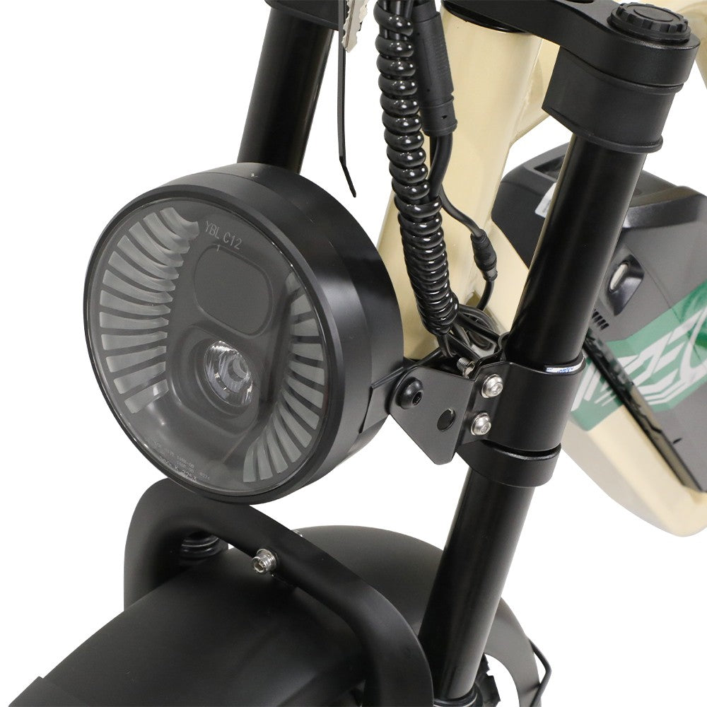 ONESPORT W66 Electric Bike, 500W Motor, 48V 13.5Ah Battery, 20*4.0 inch Tire, 25km/h Max Speed, 100km Range, Front & Rear Hydraulic Disc Brakes, Shock Absorbing Front Fork, 7-speed Transmission