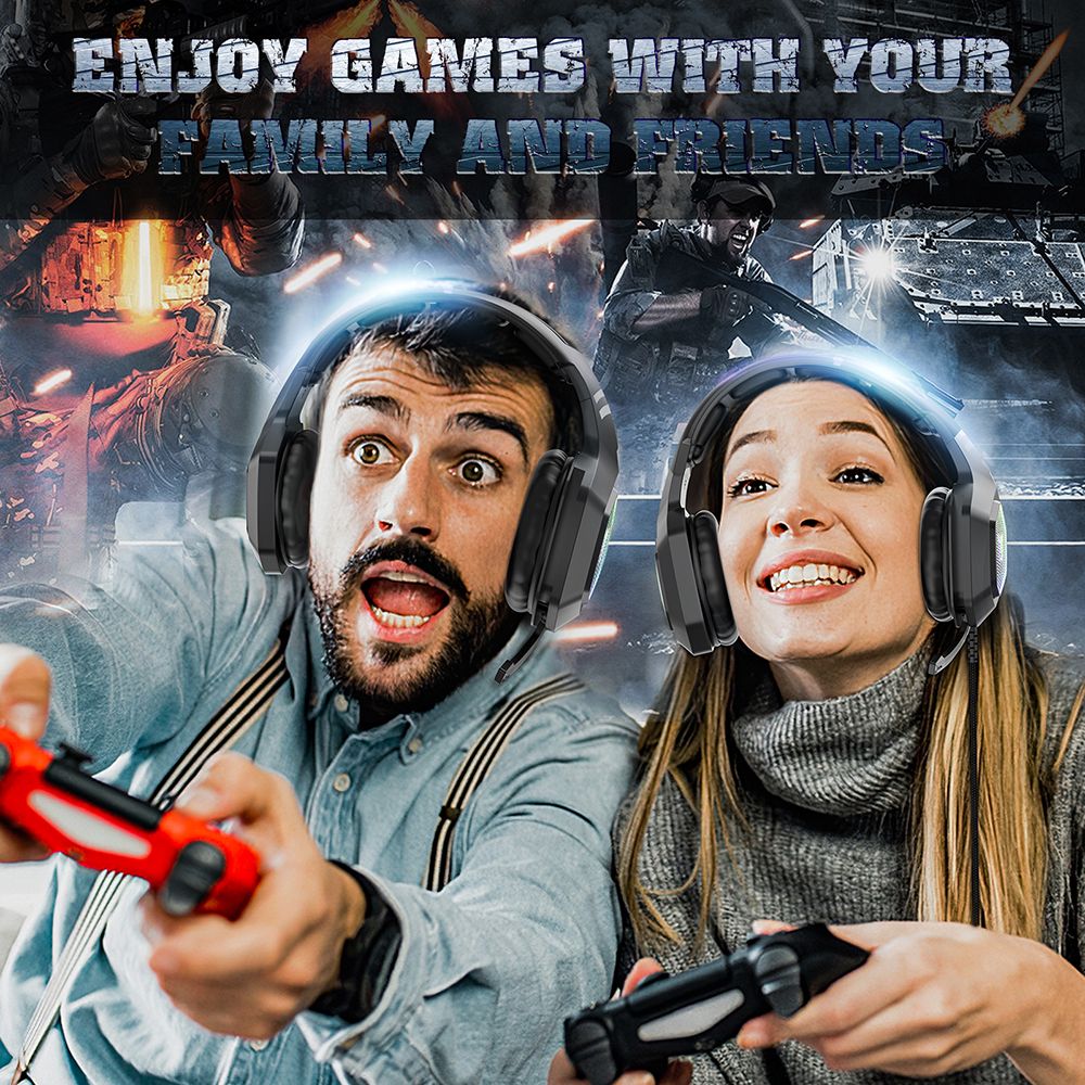 ONIKUMA K10 Wired Headphones Gaming Headset