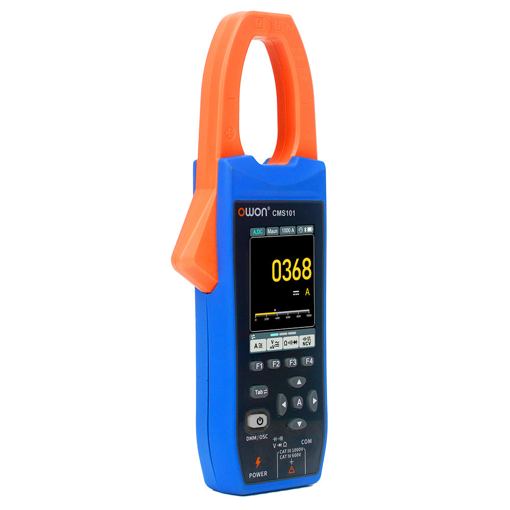 OWON CMS101 3-in-1 Digital Clamp Meter, 1000A AC/DC, Recorder and Oscilloscope Function, 20000 Counts