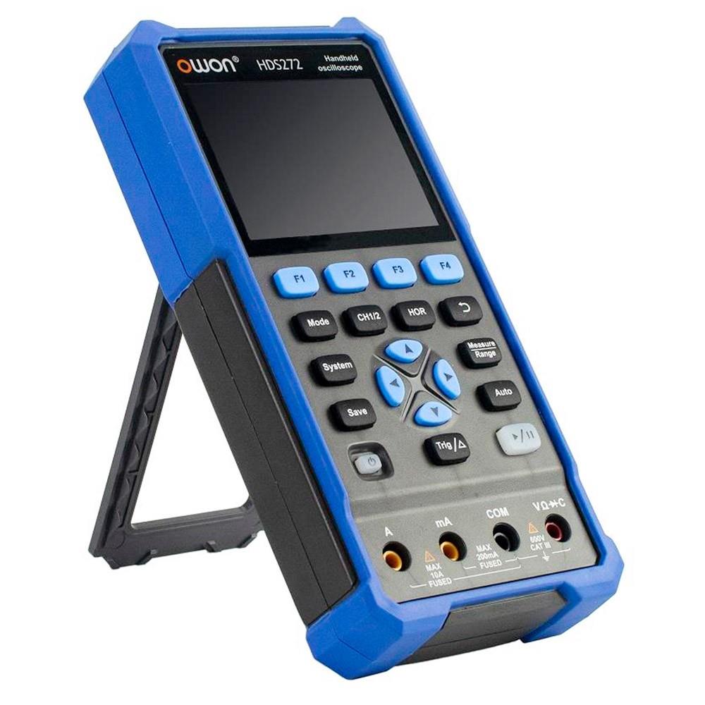 OWON HDS272 2 in 1 Digital Oscilloscope Multimeter, 70MHz Bandwidth, 250MSa/s Sampling Rate, 20000 Counts - UK Plug