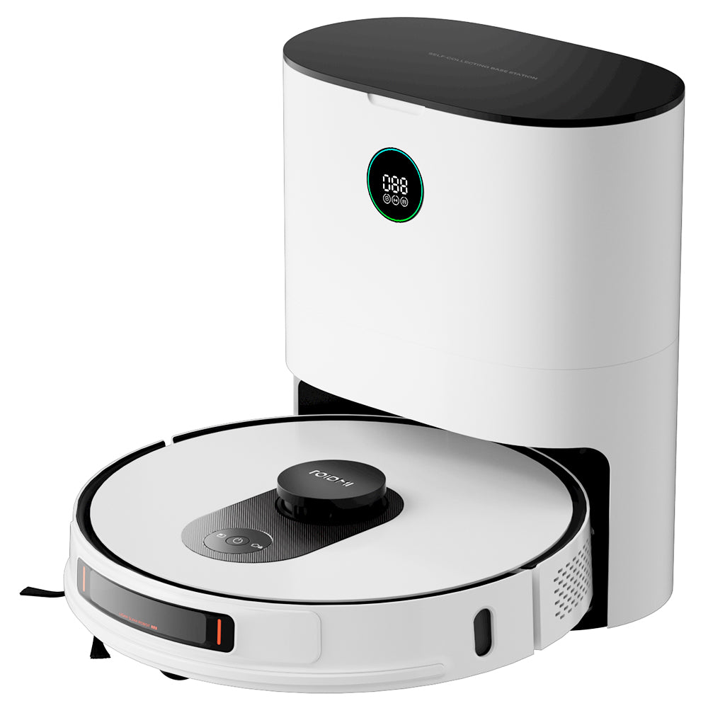 ROIDMI EVE Max Robot Vacuum and Mopping Cleaner With Smart Dust Collection 5000Pa High Suction Power Support Google Assistant Alexa and Mi Home APP Control