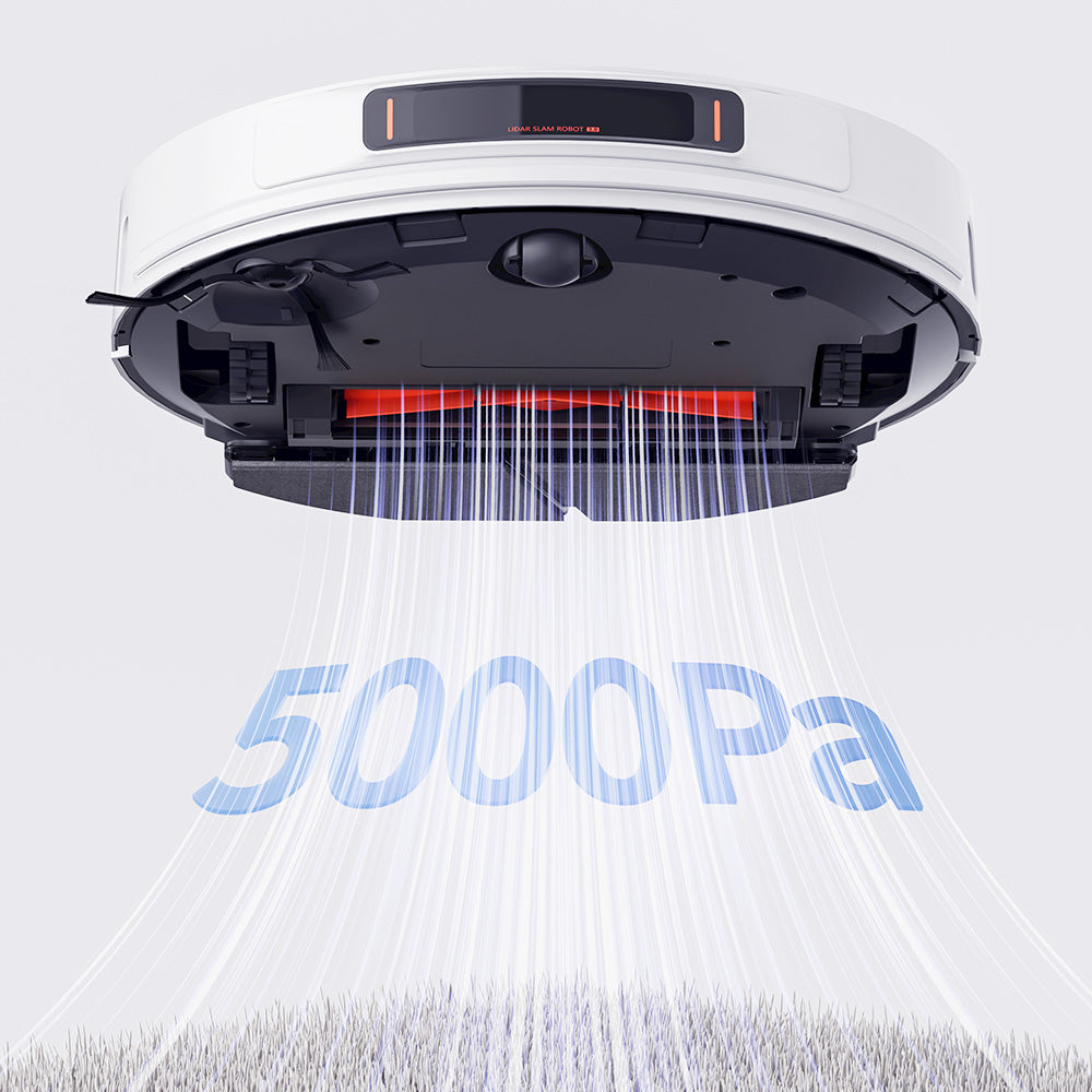 ROIDMI EVE Max Robot Vacuum and Mopping Cleaner With Smart Dust Collection 5000Pa High Suction Power Support Google Assistant Alexa and Mi Home APP Control