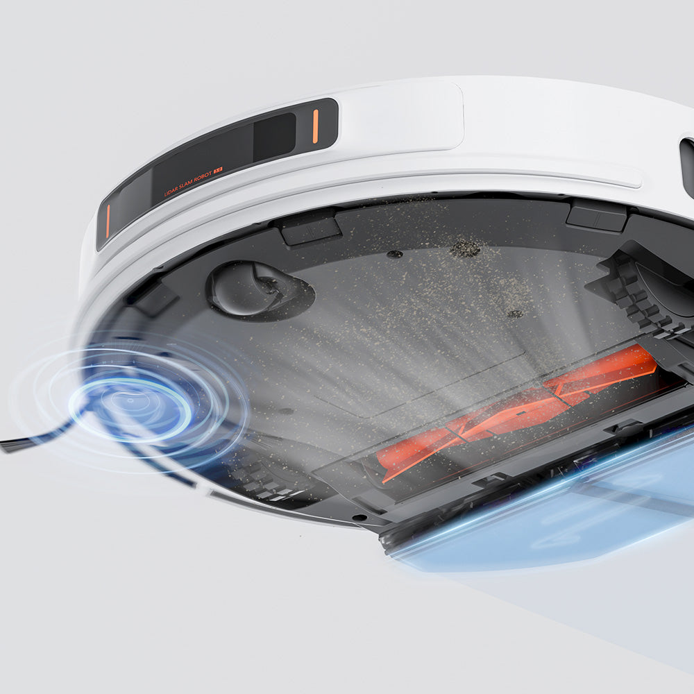 ROIDMI EVE Max Robot Vacuum and Mopping Cleaner With Smart Dust Collection 5000Pa High Suction Power Support Google Assistant Alexa and Mi Home APP Control