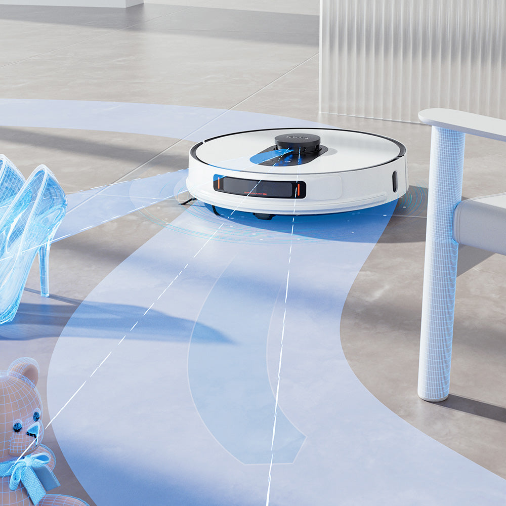 ROIDMI EVE Max Robot Vacuum and Mopping Cleaner With Smart Dust Collection 5000Pa High Suction Power Support Google Assistant Alexa and Mi Home APP Control