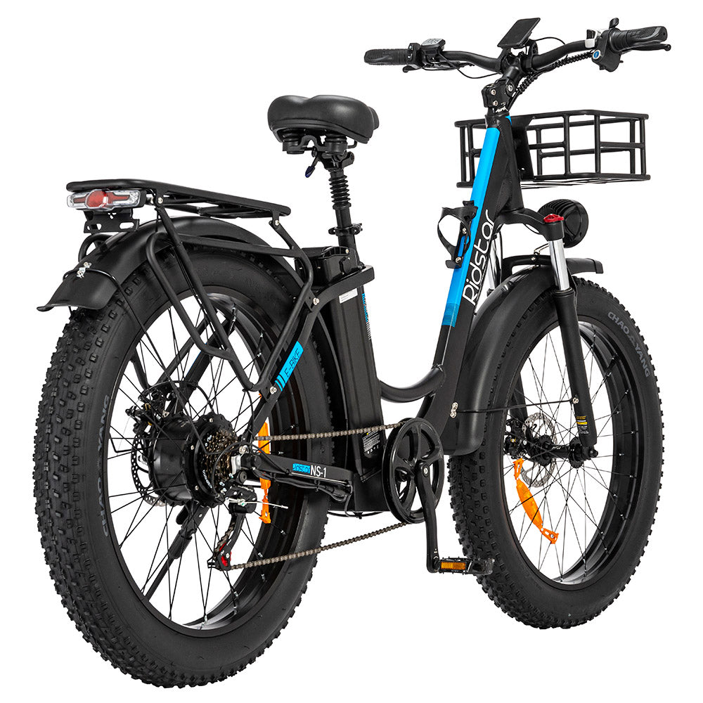 Ridstar MN26 Electric Bike, 750W Motor 26*4.0' Fat Tire, 48V 20Ah Battery, 58km/h Max Speed, 90km Max Range, Shimano 7-speed, Mechanical Disc Brake