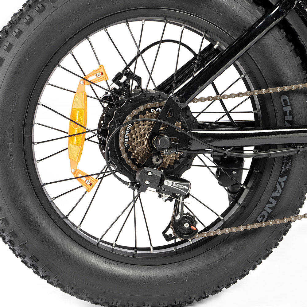 Ridstar Q20 Mini Electric Bike, 1000W Motor, 48V 15AH Battery, 20*4.0 inch Fat Tires, 40km/h Max Speed, 80km Range, Front Suspension Fork, Mechanical Disc Brakes