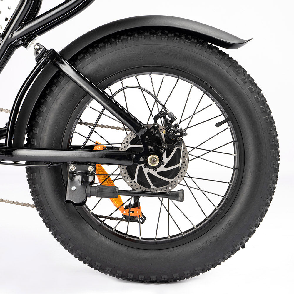 Ridstar Q20 Mini Electric Bike, 1000W Motor, 48V 15AH Battery, 20*4.0 inch Fat Tires, 40km/h Max Speed, 80km Range, Front Suspension Fork, Mechanical Disc Brakes