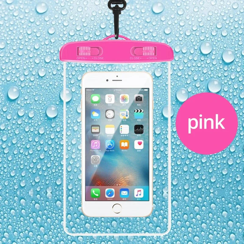 Waterproof Phone Case Swimming Water Proof Bag Universal Underwater Protector Pouch Cover For iPhone Samsung below 6.7" Phone