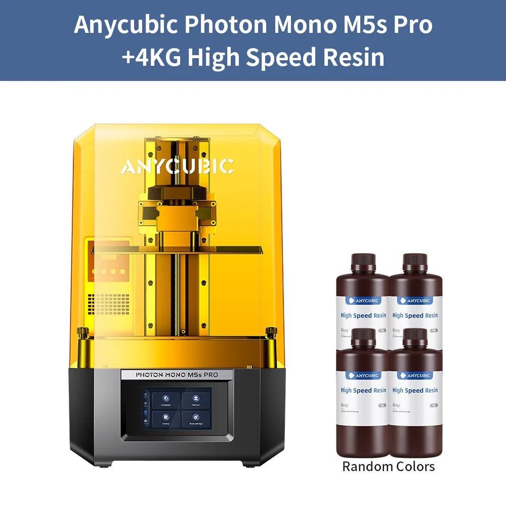 ANYCUBIC Photon Mono M5s Pro 14K Mono MSLA 3D Printer 10.1'' LCD Resin 3D Printer Speed Up to 150mm/h Print Size 223*127*200mm