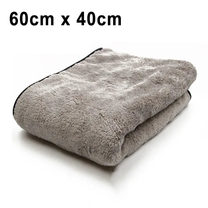 SEAMETAL Microfiber Car Wash Towel 100X40cm Lint-Free Car Cleaning Towels Ultra-Soft Drying Cloth Car Detailing Washing Tools