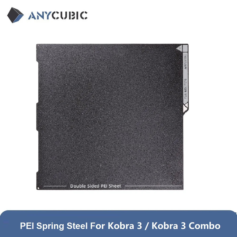 ANYCUBIC Original PEI Spring Steel For Kobra 2 neo/Vyper/KOBRA/Kobra Max/Kobra Plus/Kobra 2/Kobra 3 FDM 3D Printer Accessories
