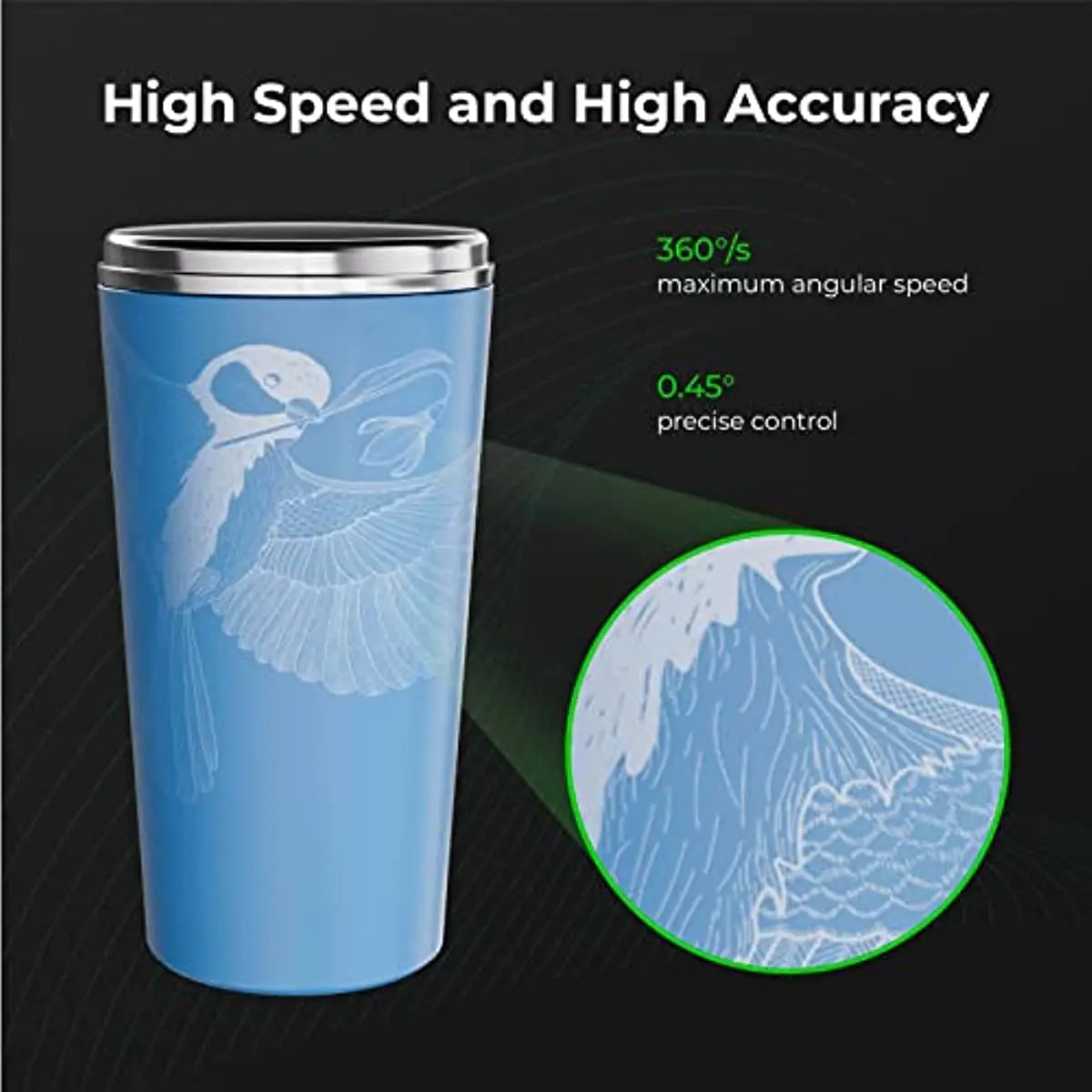 xTool RA2 Pro for xTool P2, S1, D1 Pro, F1, M1 and Most Laser Engraver (Must with Riser), Jaw Chuck Rotary, Y-axis Rotary Roller