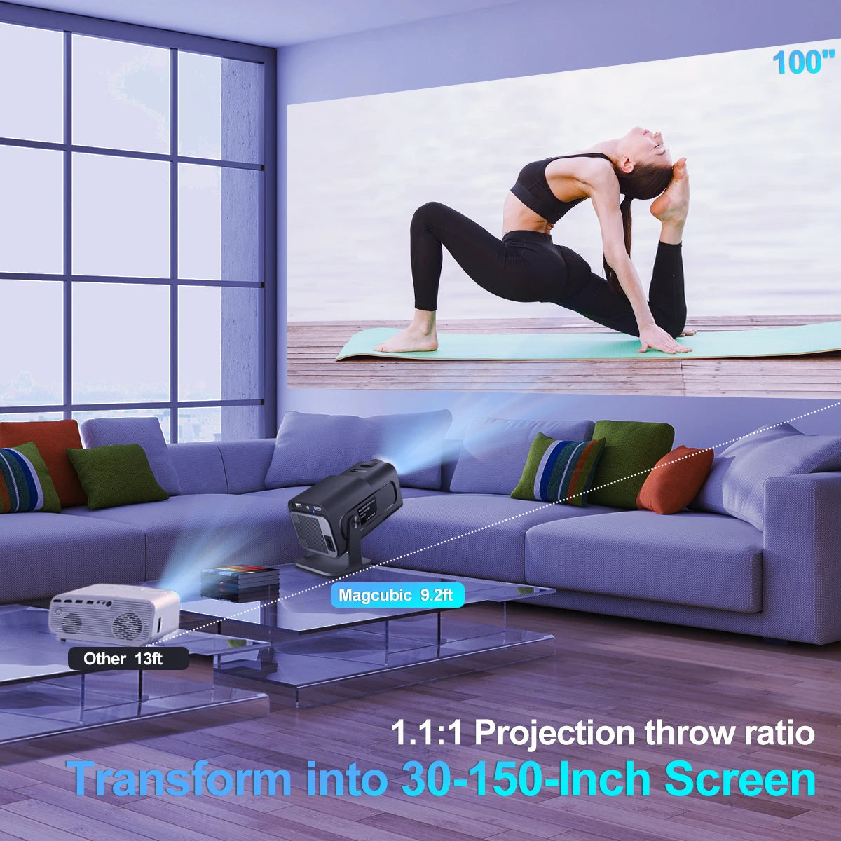 Magcubic HY320 4K Android Projector
