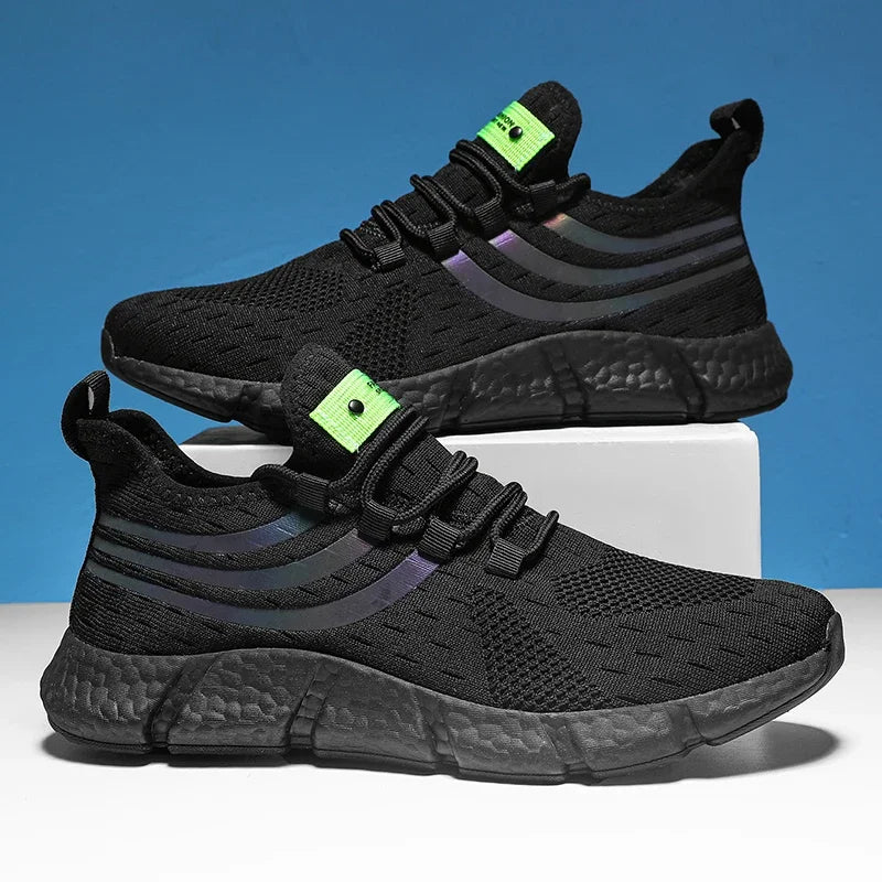 Men Shoes Breathable Classic Running Sneakers for Man Outdoor Light Comfortable Mesh Shoes Slip on Walking Shoes Tenis Masculino