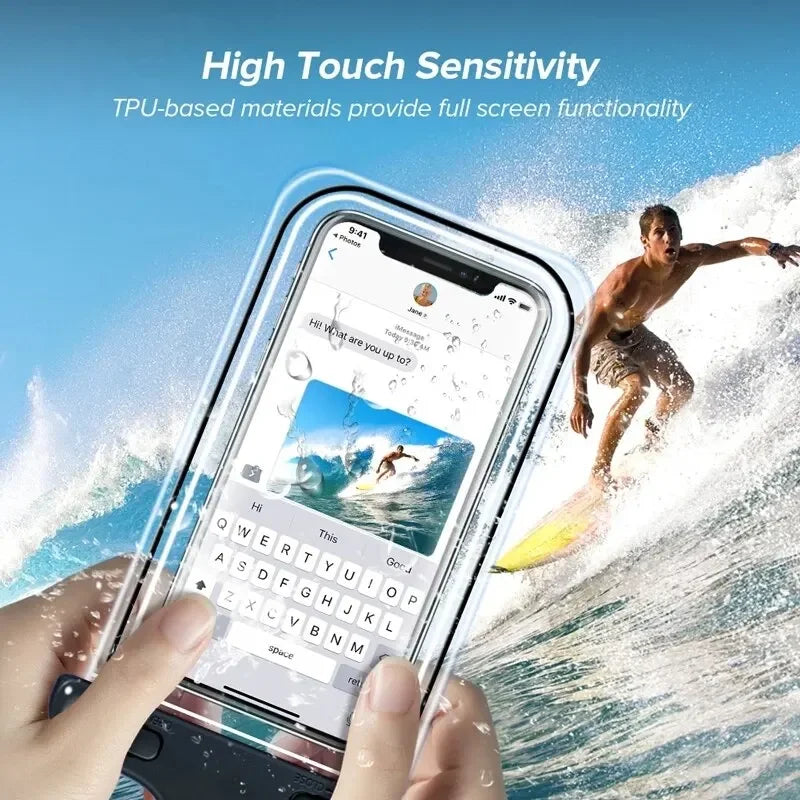 Waterproof Phone Case Swimming Water Proof Bag Universal Underwater Protector Pouch Cover For iPhone Samsung below 6.7" Phone