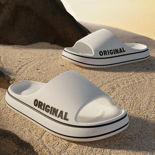 Feslishoet - Sandalias de verano para mujer y hombre, suaves, informales, ligeras, de EVA, para playa, para exteriores