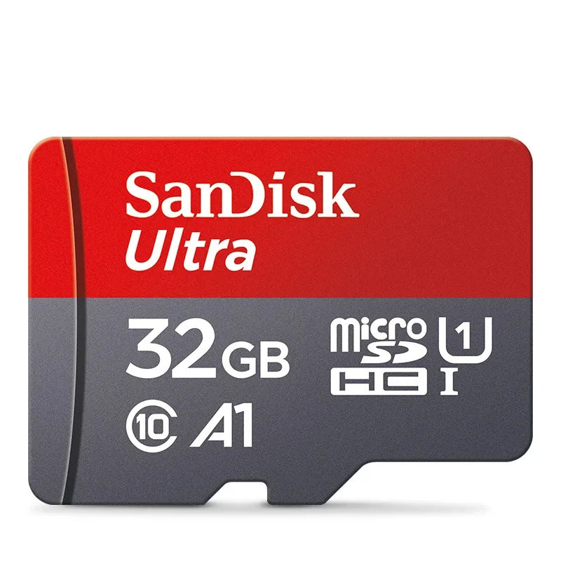 Tarjeta de memoria micro SD Sandisk Ultra Micro TF de 32 GB, 64 GB, 128 GB y 256 GB de alta velocidad C10. Tarjeta de memoria flash SD/TF miniSD para teléfono.