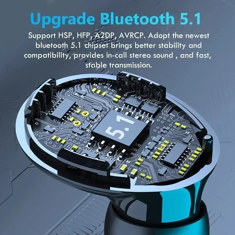 Auriculares inalámbricos Bluetooth M10 originales, deportivos, estéreo, con cancelación de ruido, micrófono y altavoz, para gamers.
