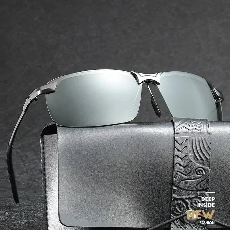Gafas de sol polarizadas fotocromáticas para hombre, para conducir, pescar, camaleón, cambian de color, visión diurna y nocturna, UV400
