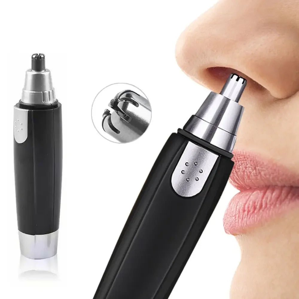 Recortador de vello nasal eléctrico, afeitadora, recortadora de vello de nariz, para hombres y mujeres, recortadora de vello de orejas, cuello, cejas, afeitadora, kit de afeitadora.