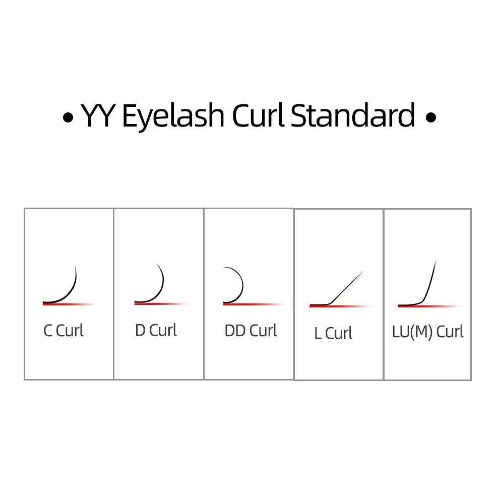 NAGARAKU YY Shape Black Brown Purple Color Hand Woven Premium Mink Soft Light Natural Eyelashes Extension Makeup Mesh