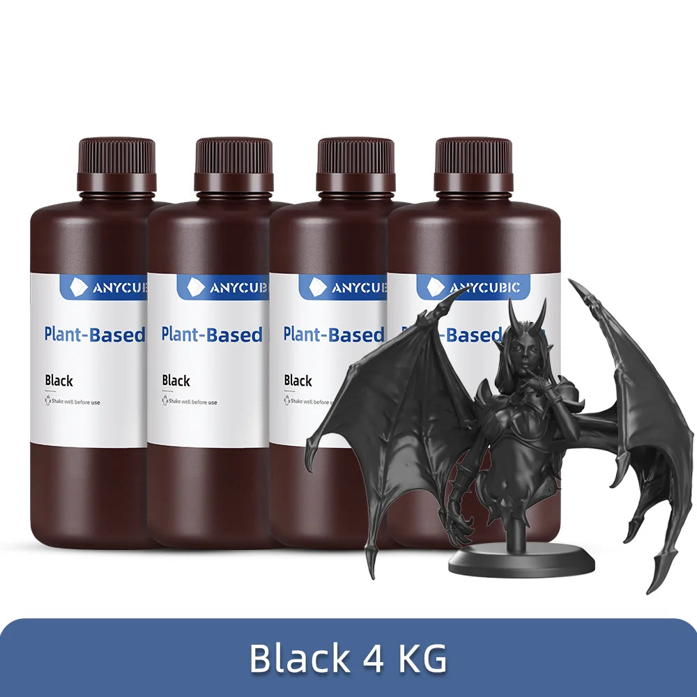 ANYCUBIC ECO UV Resin For LCD 3D Printer Low Odor Safety 405nm UV Plant-Based Resin High Precision Quick Curing