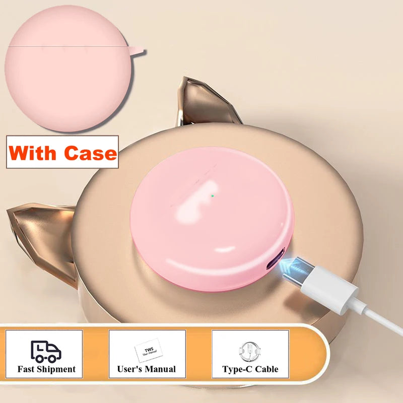 Bluetooth Earphones for iPhone Wireless Bluetooth Headset Pro 6 TWS Noise Cancelling Earbuds with Mic Pro6 Wireless Headphones