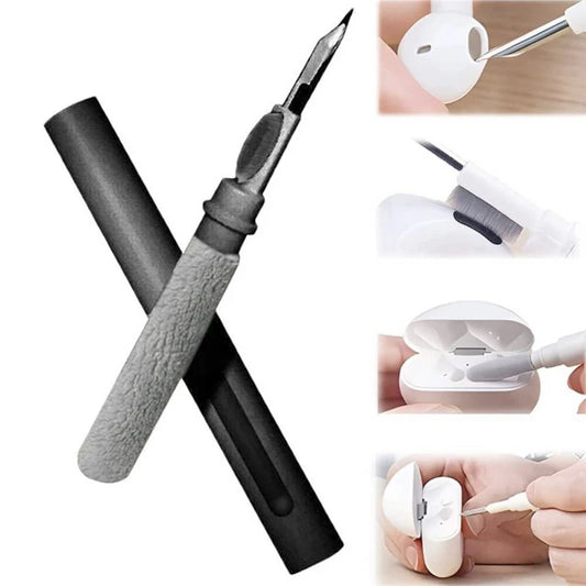 Herramienta de limpieza para auriculares Bluetooth. Para Airpods Pro 1, 2 y 3. Lápiz limpiador para Samsung, Xiaomi, Huawei y Airdots.
